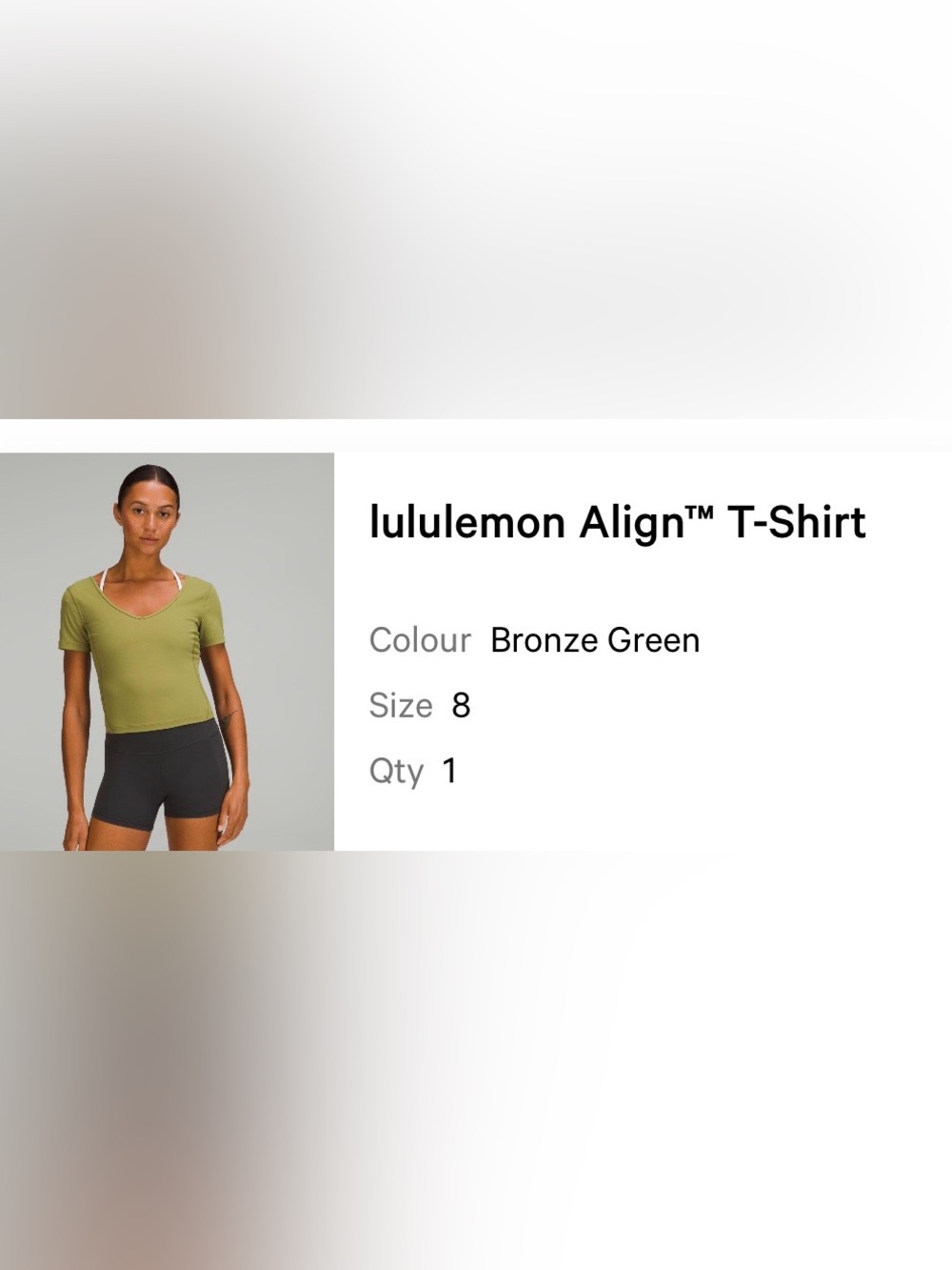 lululemon Align™ T-Shirt Bronze Green